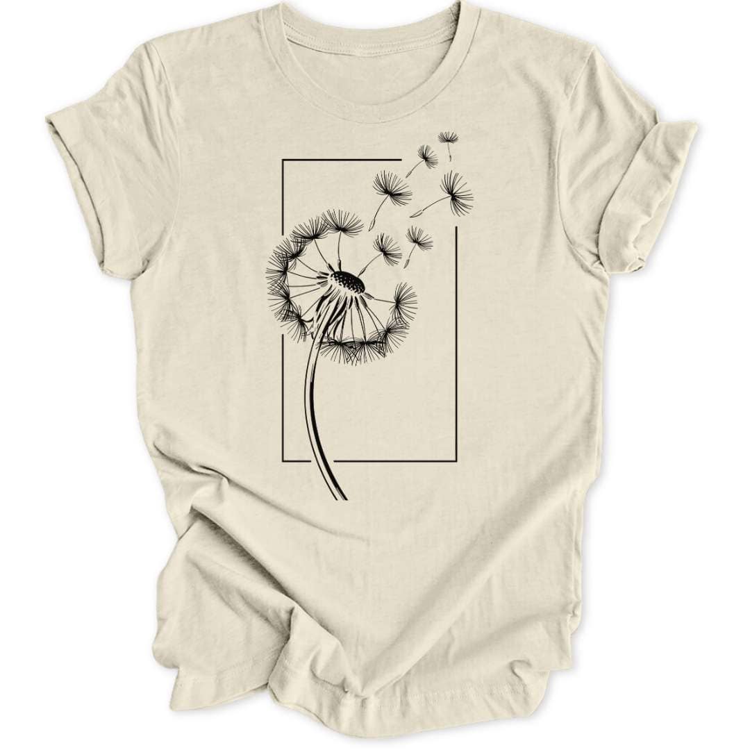 Pusteblume Unisex T-Shirt T-Shirt Natur / S