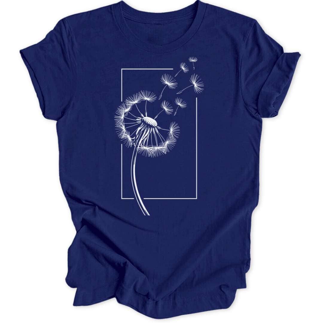 Pusteblume Unisex T-Shirt T-Shirt Navy / S
