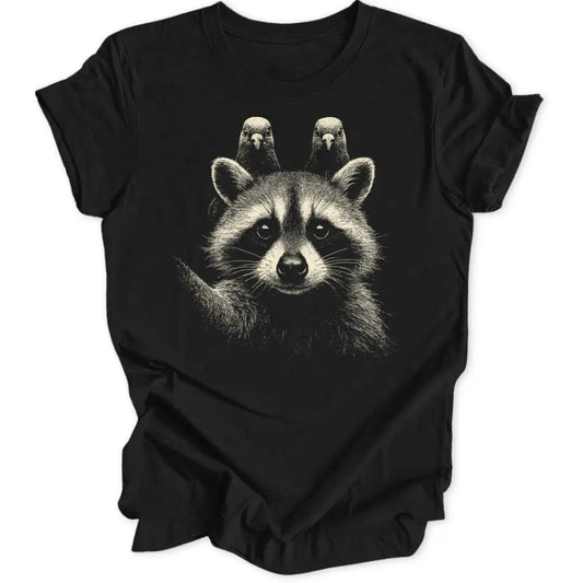 Racoon Selfie Unisex T-Shirt - Wild Spirit