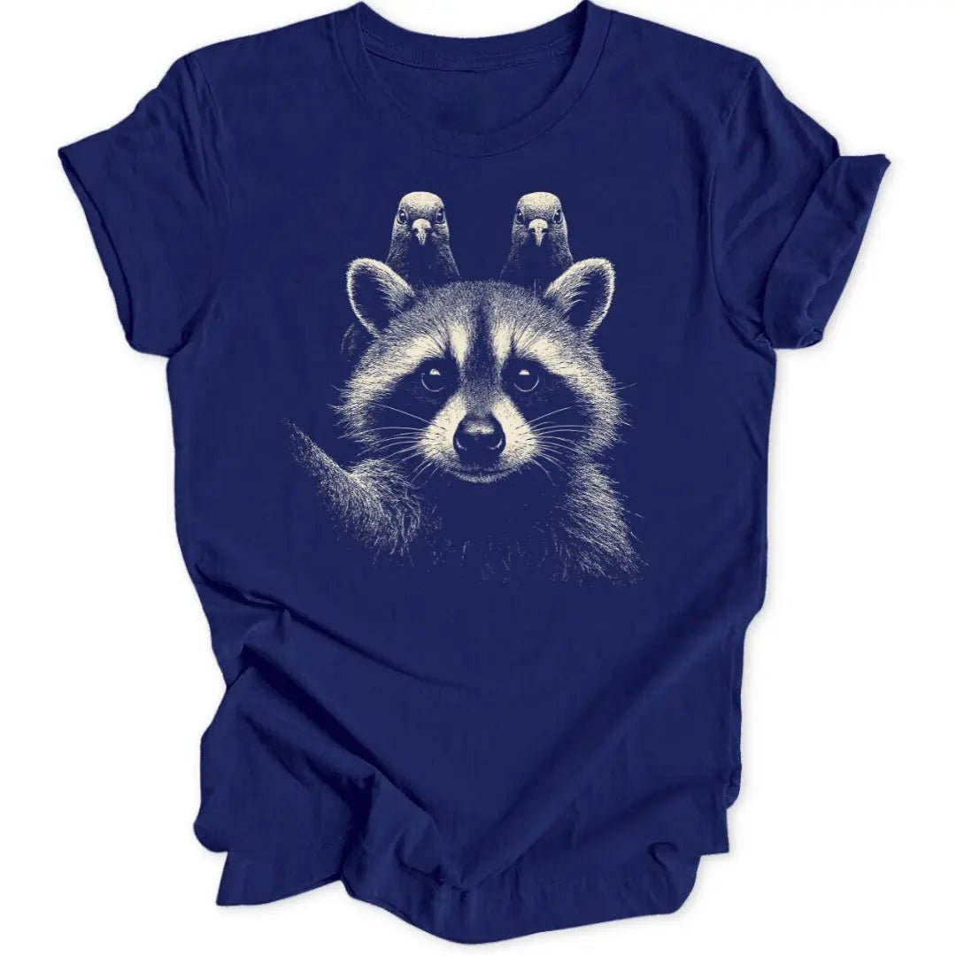 Racoon Selfie Unisex T-Shirt - Wild Spirit