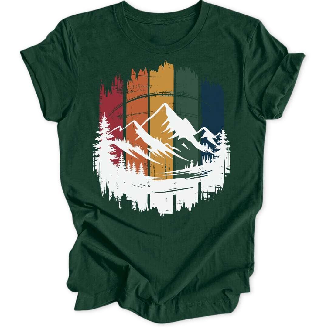 Rainbow Mountains Unisex T-Shirt - Wild Spirit