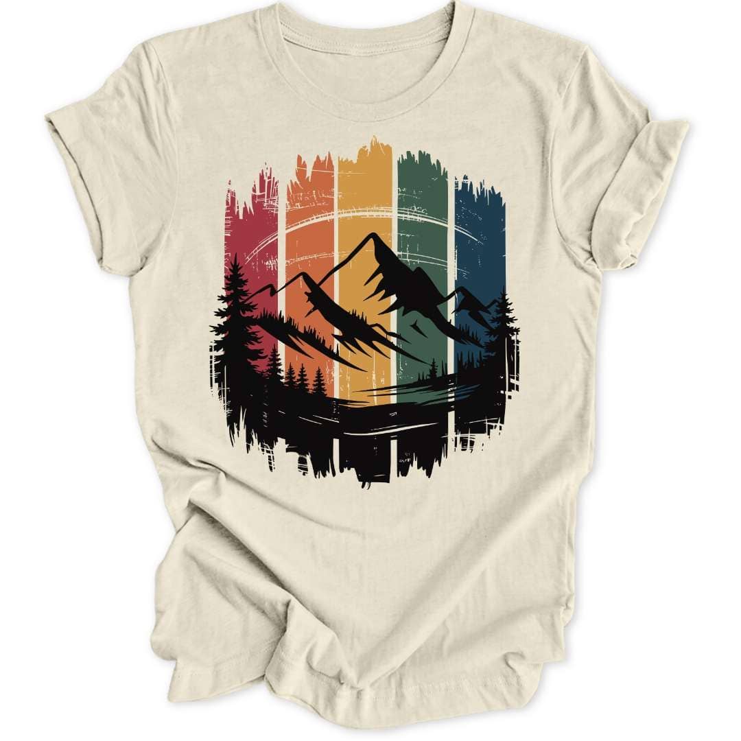 Rainbow Mountains Unisex T-Shirt - Wild Spirit