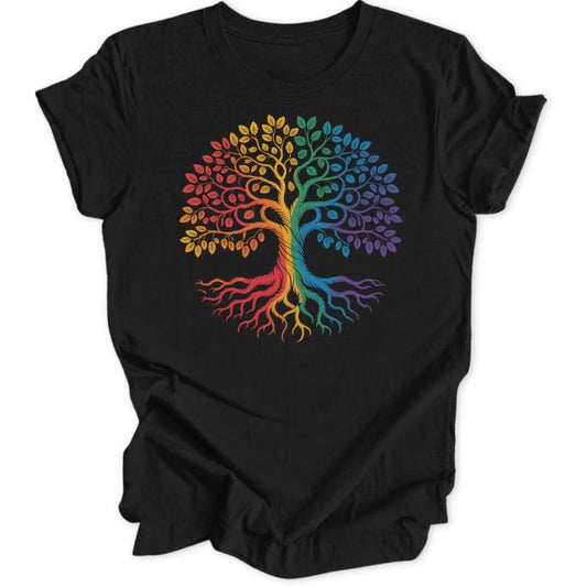 Rainbow Tree Unisex T-Shirt - Wild Spirit