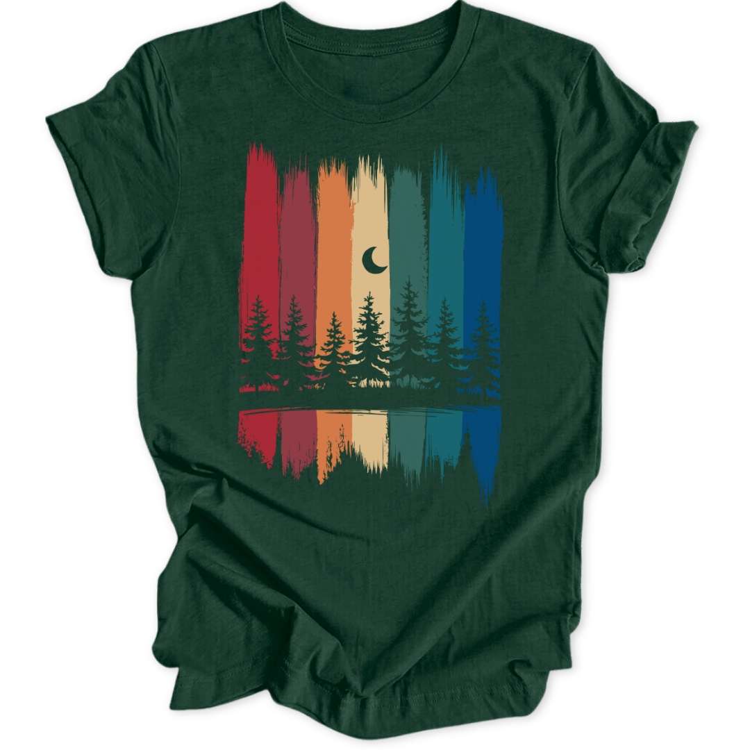 Rainbow Trees Unisex T-Shirt - Wild Spirit