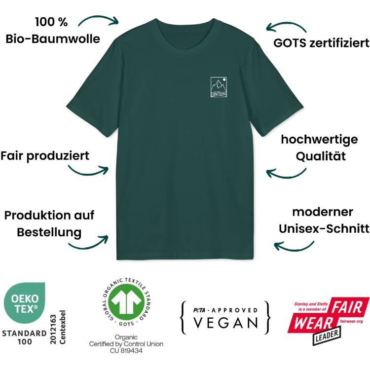 Rectangle Bees Bio T-Shirt - Wild Spirit