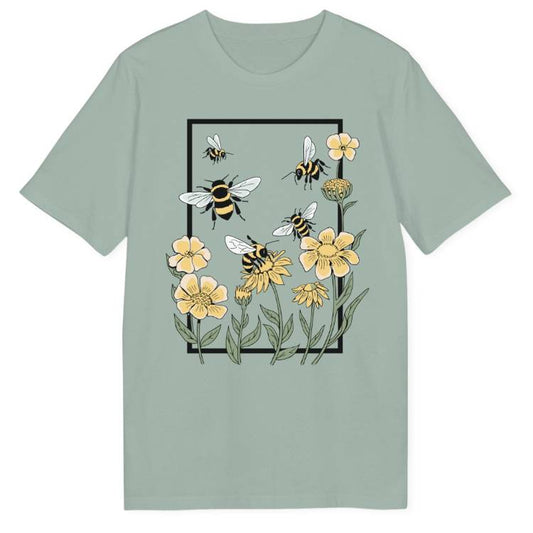 Rectangle Bees Bio T-Shirt - Wild Spirit