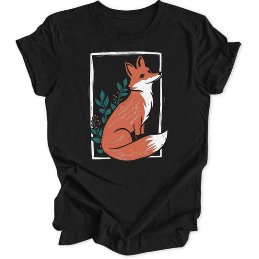 Rectangle Fox Unisex T-Shirt - Wild Spirit