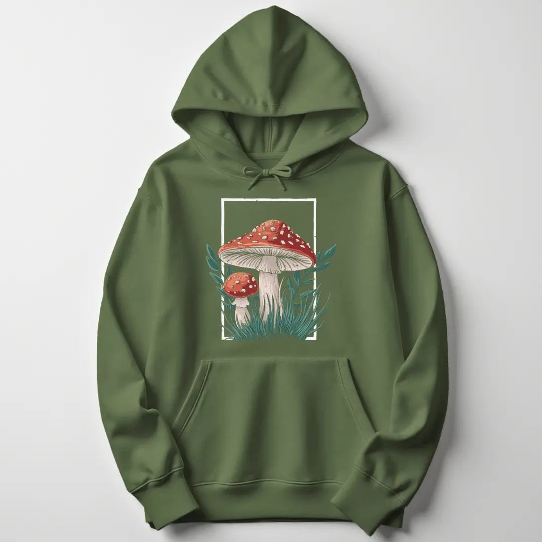 Rectangle Shroom Unisex Hoodie - Wild Spirit