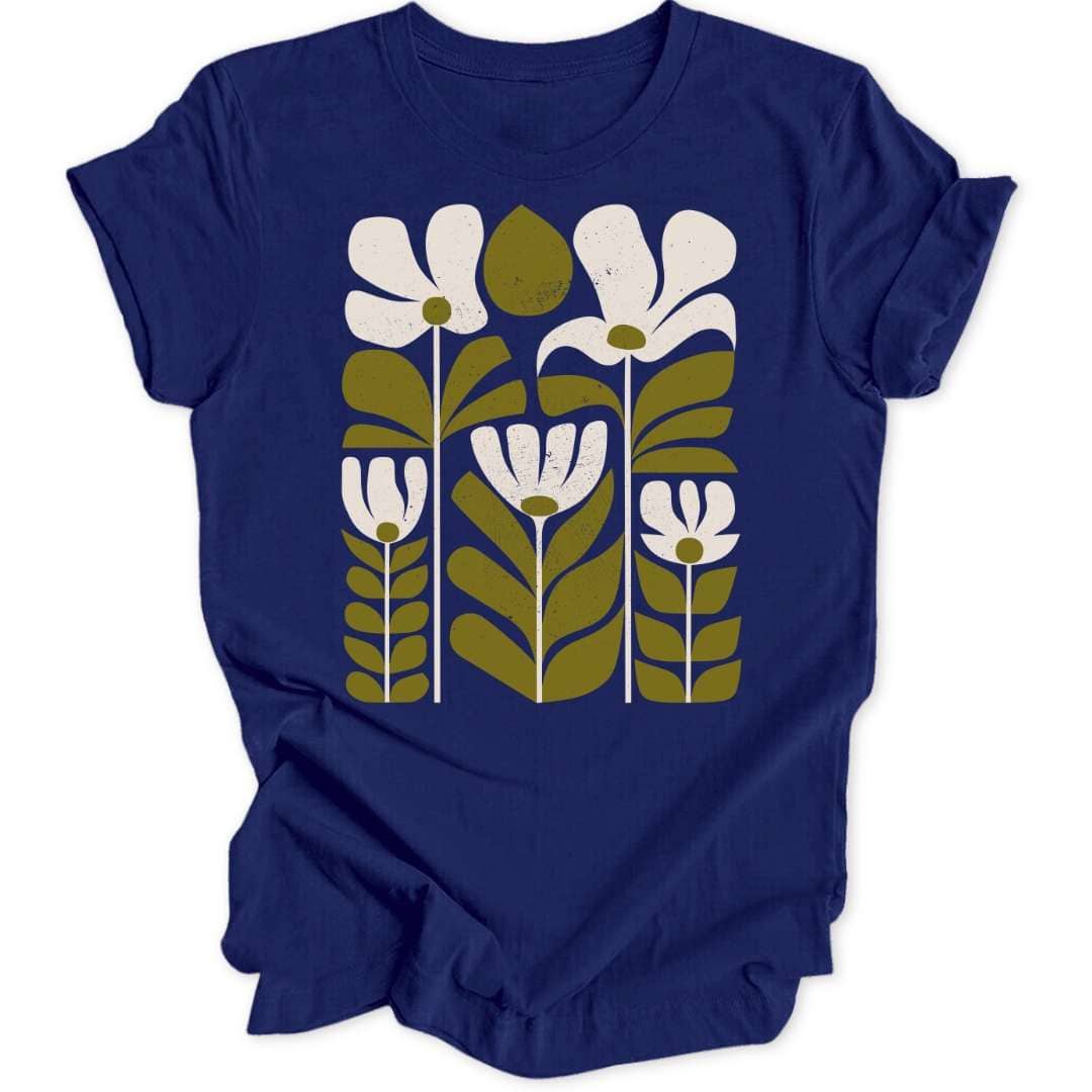Retro Garten T-Shirt T-Shirt Navy / S