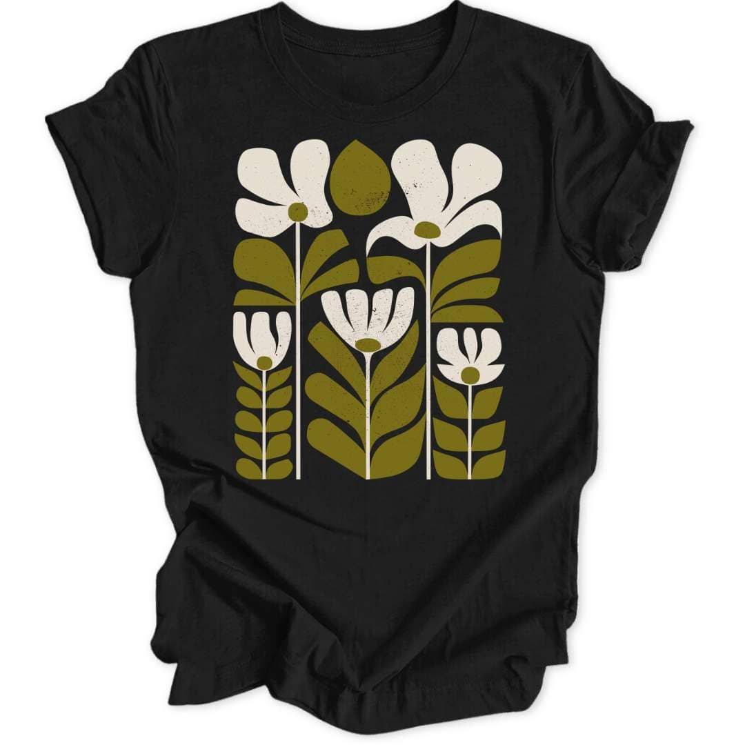 Retro Garten T-Shirt T-Shirt Schwarz / S