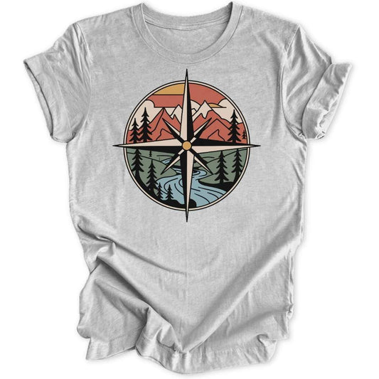 Retro Kompass Unisex T-Shirt - Wild Spirit