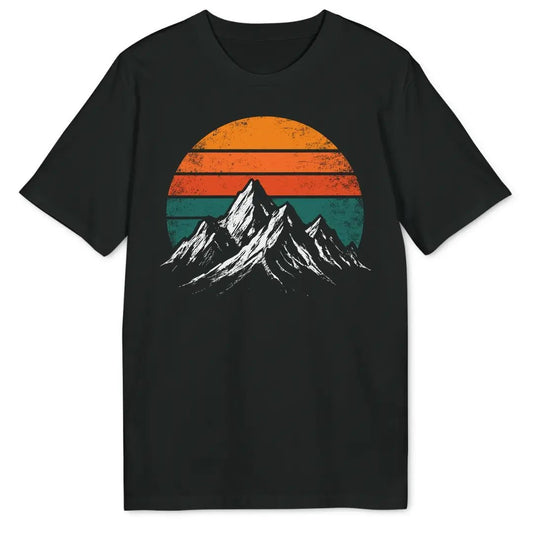 Retro Mountain Sunset Bio T-Shirt - Wild Spirit