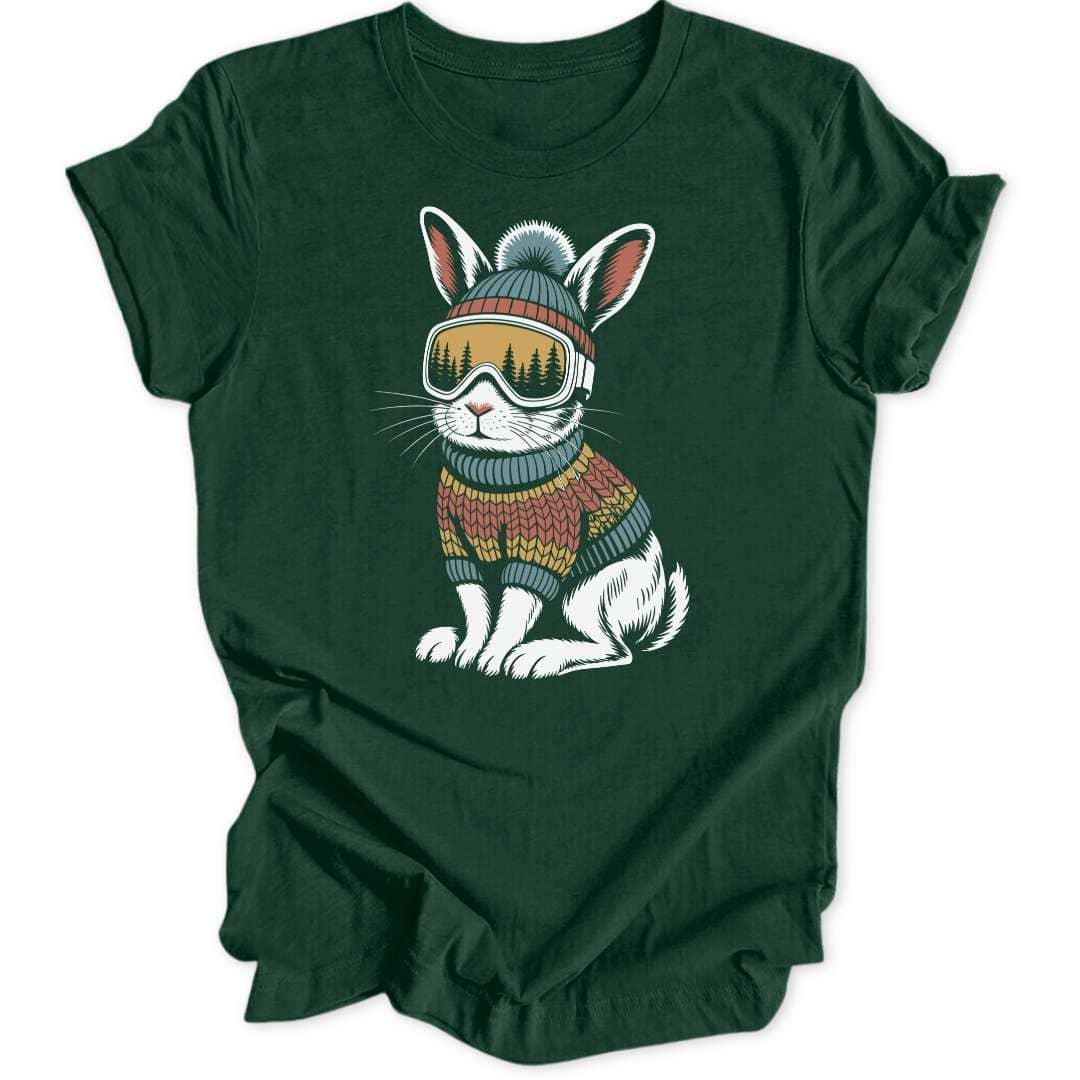 Retro Snow Bunny Unisex T-Shirt - Wild Spirit