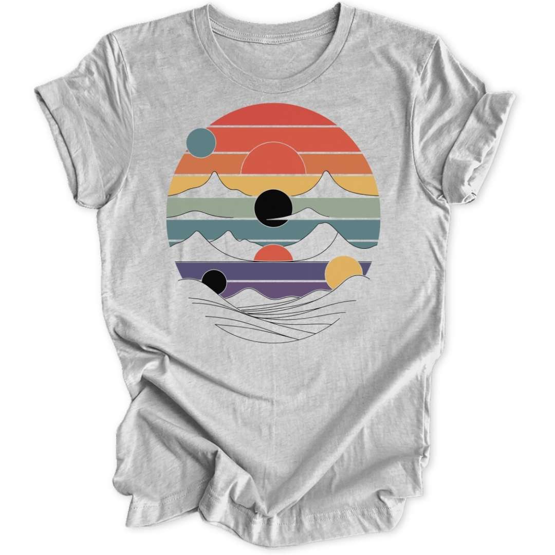 Retro View Unisex T-Shirt T-Shirt Sport Grey / S