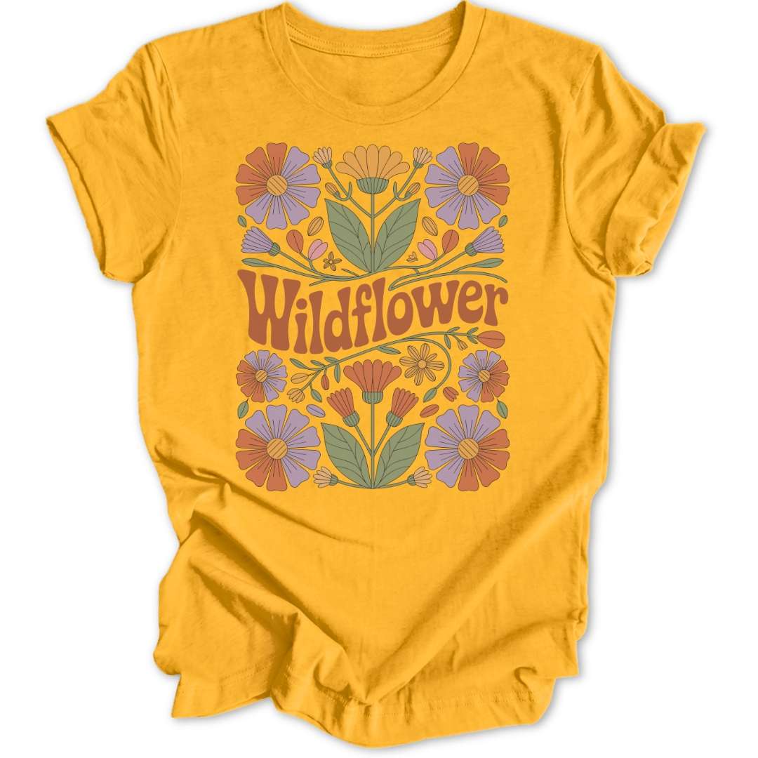 Retro Wildflower Unisex T-Shirt - Wild Spirit