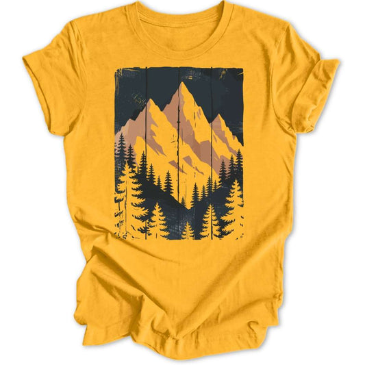 Rustikale Berge Unisex T-Shirt - Wild Spirit
