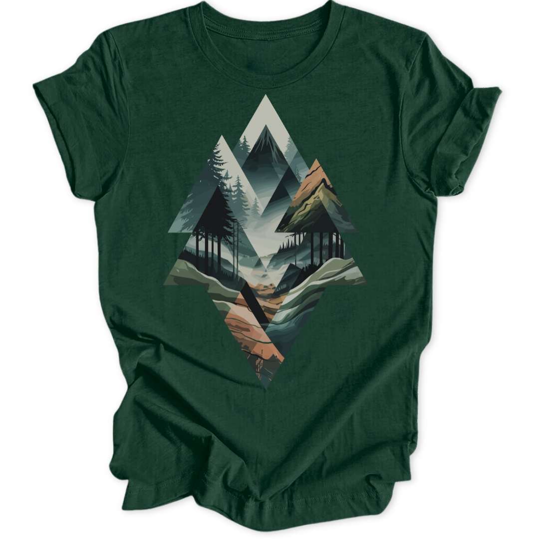 Sacred Forest Unisex T-Shirt T-Shirt Waldgrün / S