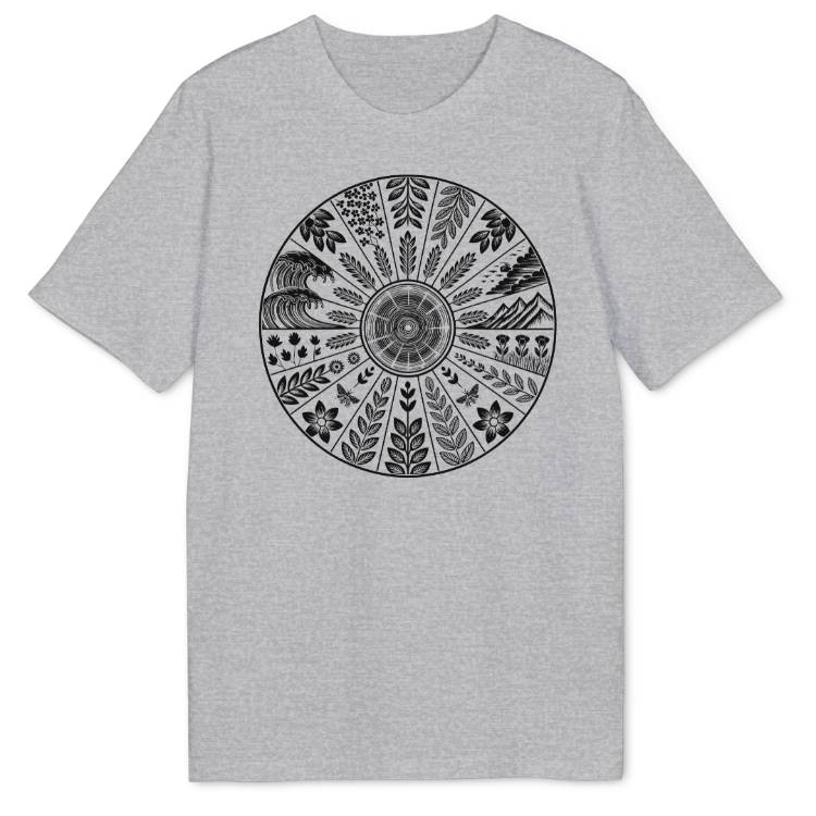 Seasonal Mandala Bio T-Shirt - Wild Spirit