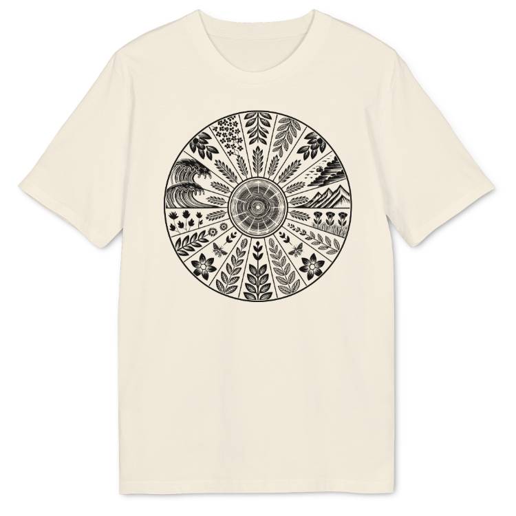 Seasonal Mandala Bio T-Shirt - Wild Spirit