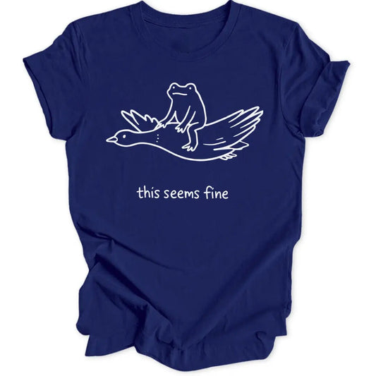 Seems Fine Frog Unisex T-Shirt - Wild Spirit