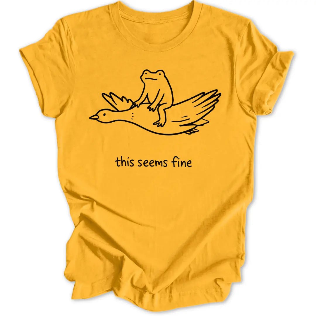 Seems Fine Frog Unisex T-Shirt - Wild Spirit