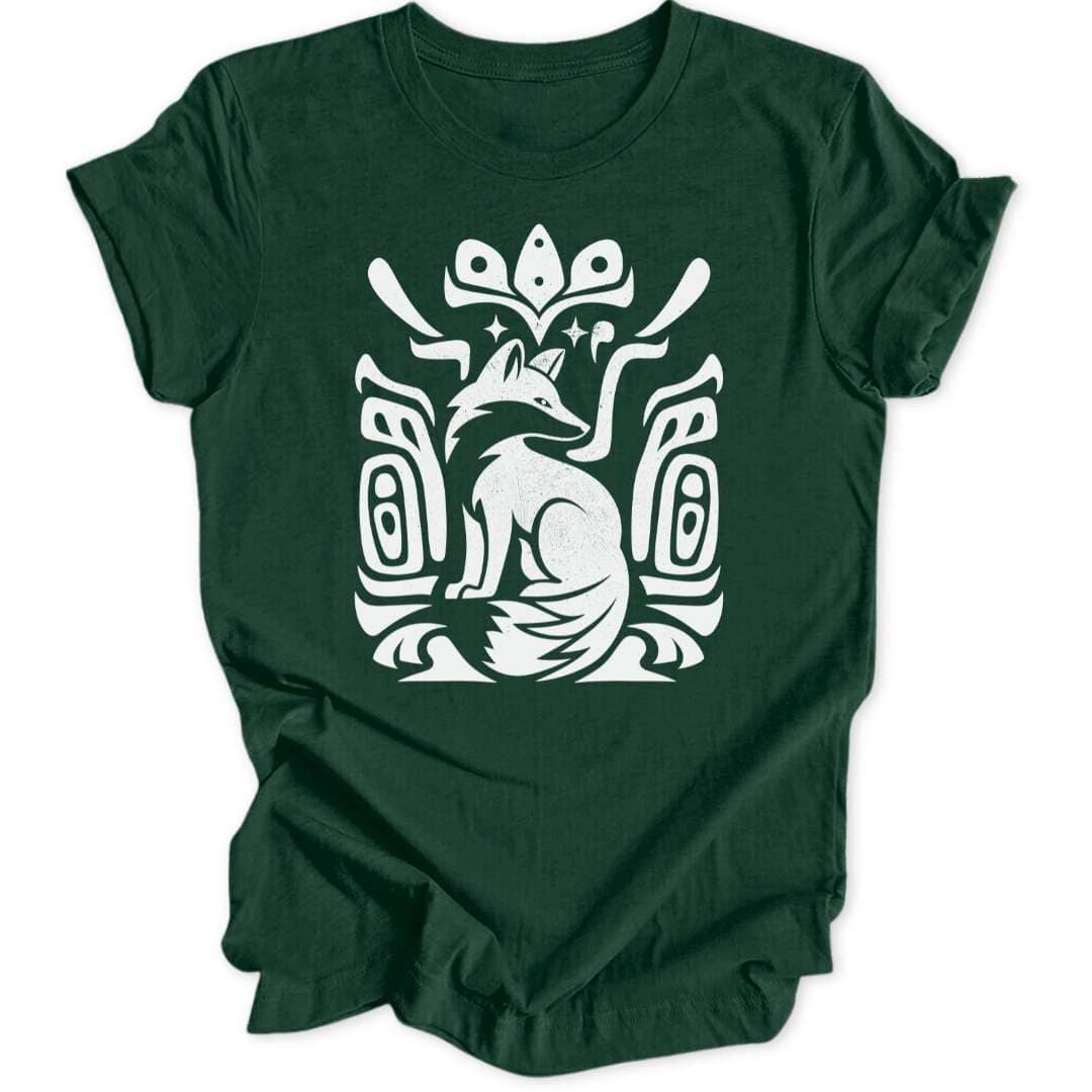 Shaped Fox Unisex T-Shirt - Wild Spirit