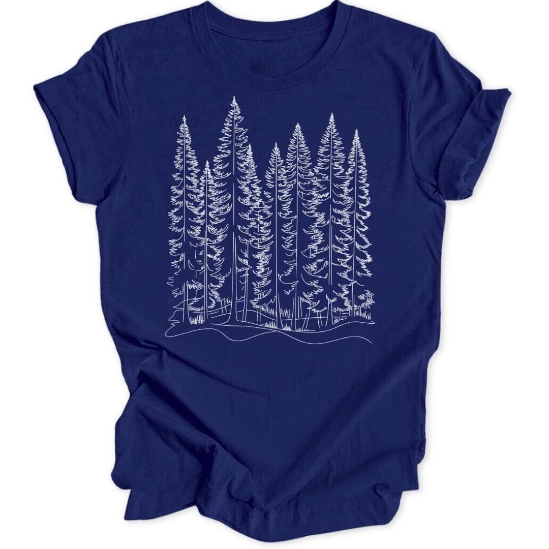 Skinny Trees Unisex T-Shirt - Wild Spirit