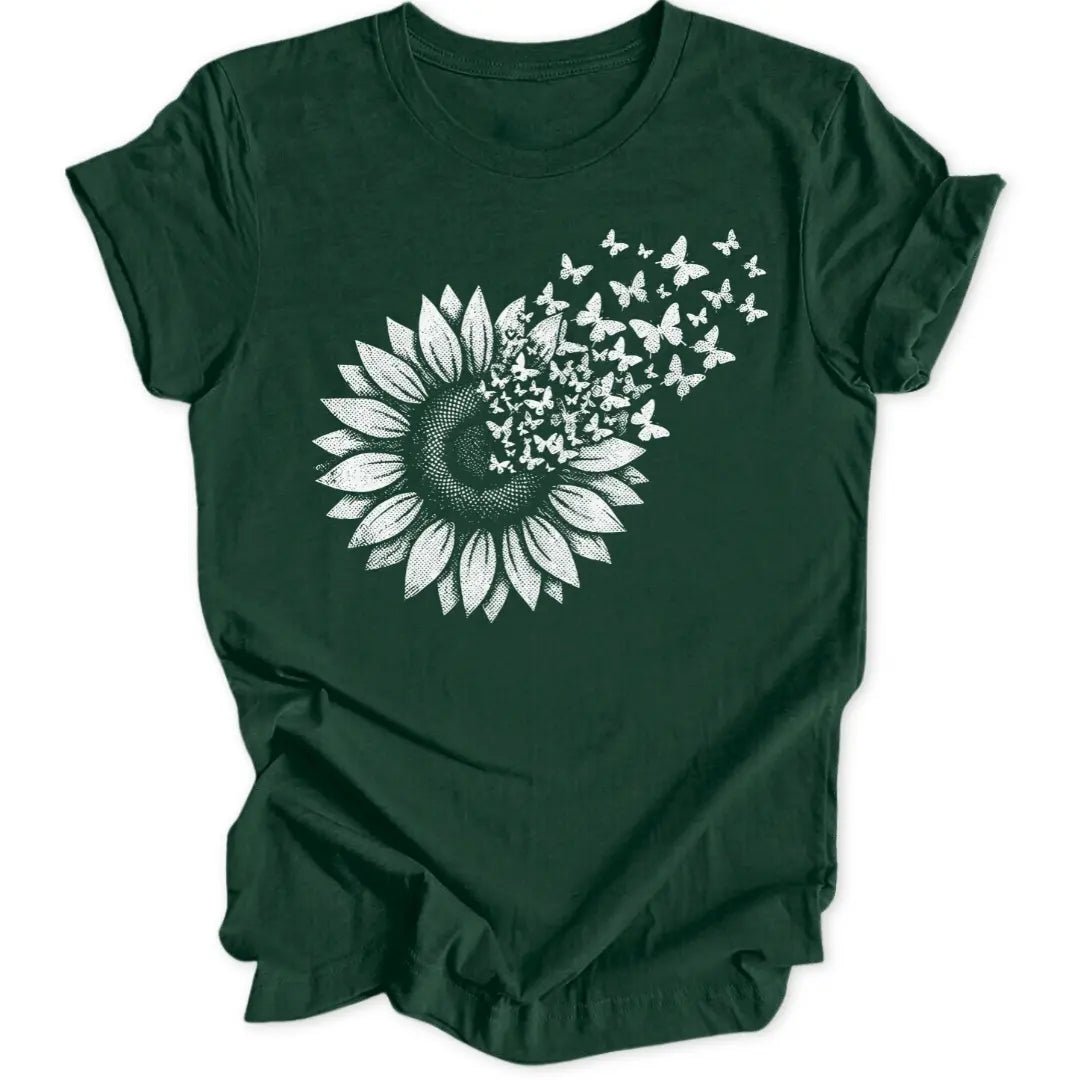 Sonnenblume Fliegt Unisex T-Shirt - Wild Spirit