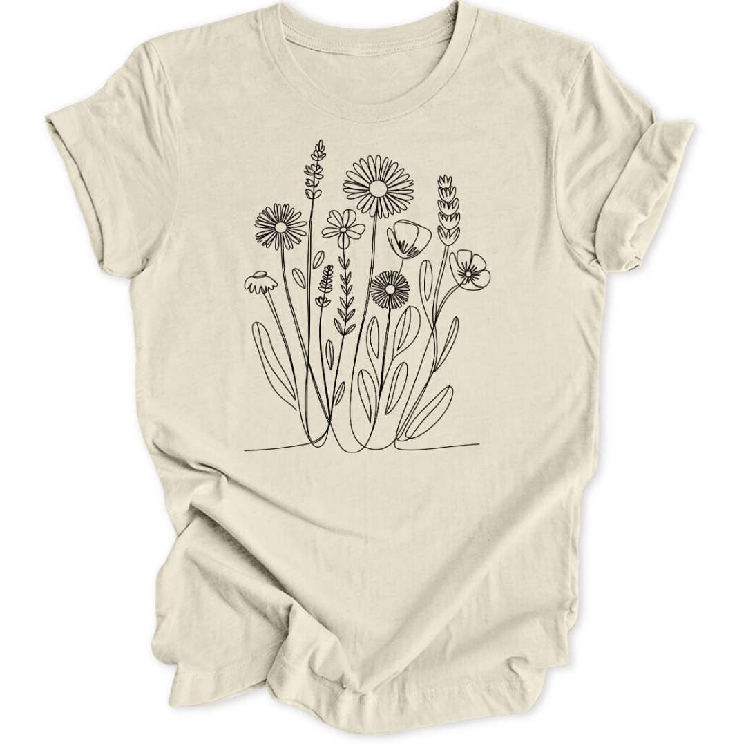 Sonniger Blumengruß Unisex T-Shirt - Wild Spirit