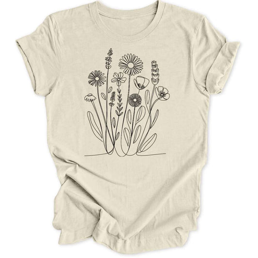 Sonniger Blumengruß Unisex T-Shirt - Wild Spirit