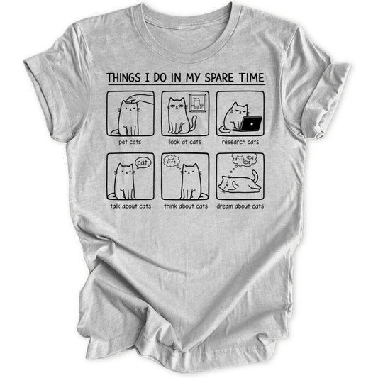 Spare Time Cats Unisex T-Shirt - Wild Spirit