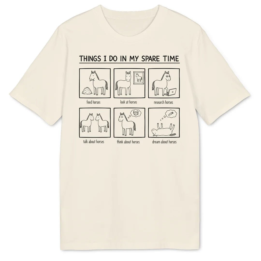 Spare Time Horses Bio T-Shirt - Wild Spirit