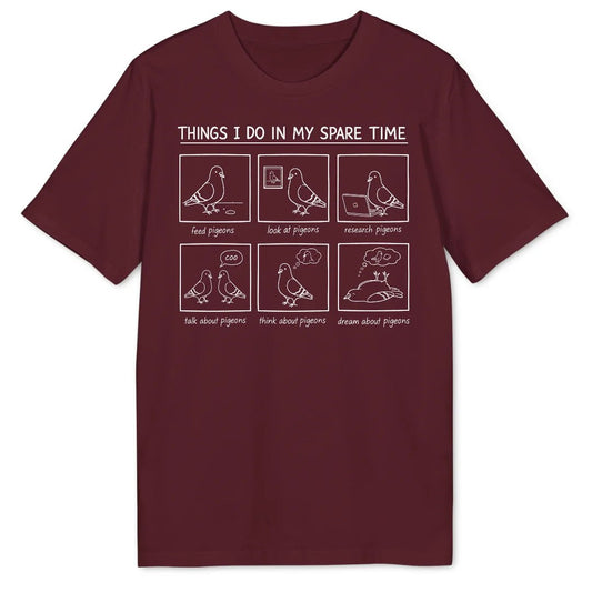 Spare Time Pigeons Bio T-Shirt - Wild Spirit