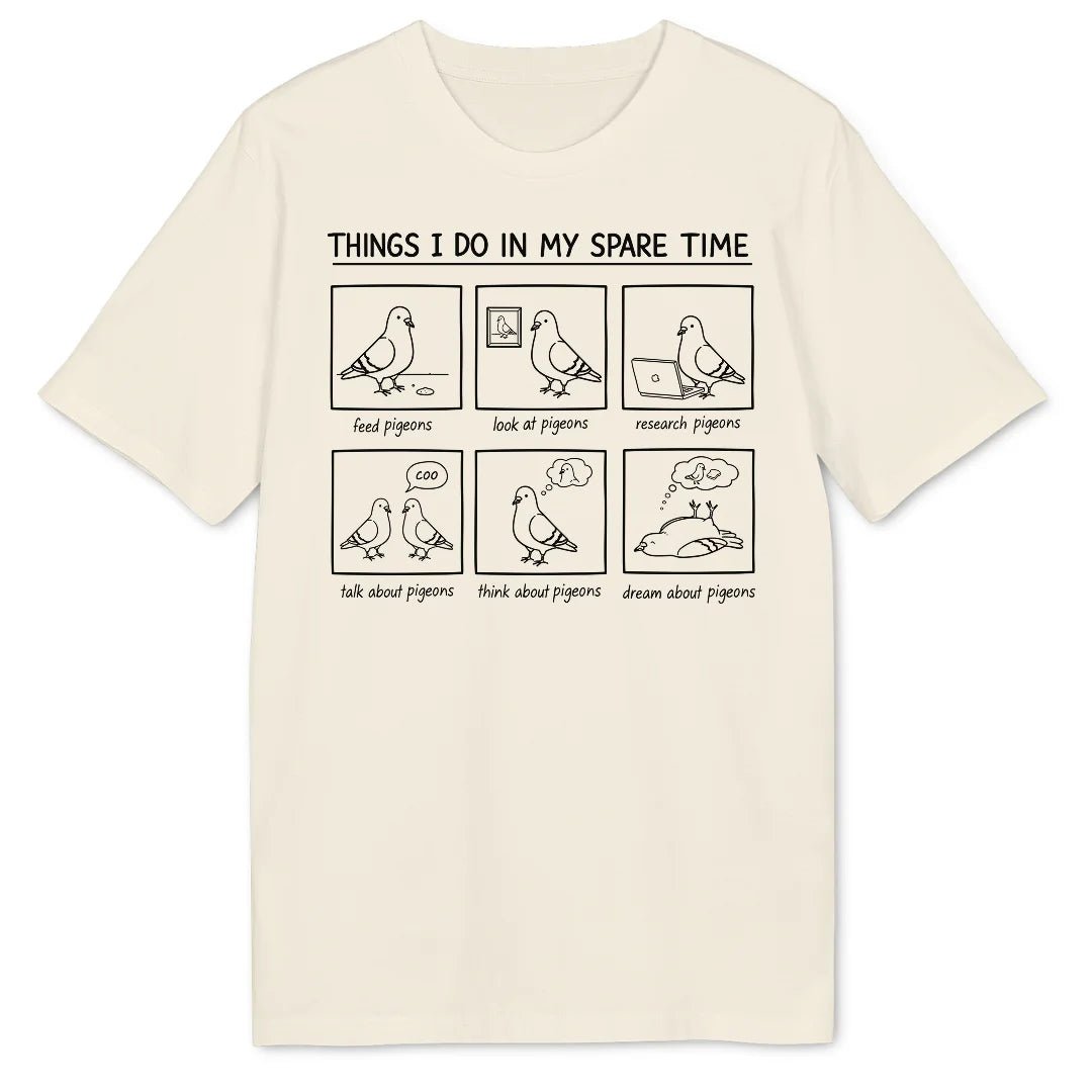 Spare Time Pigeons Bio T-Shirt - Wild Spirit