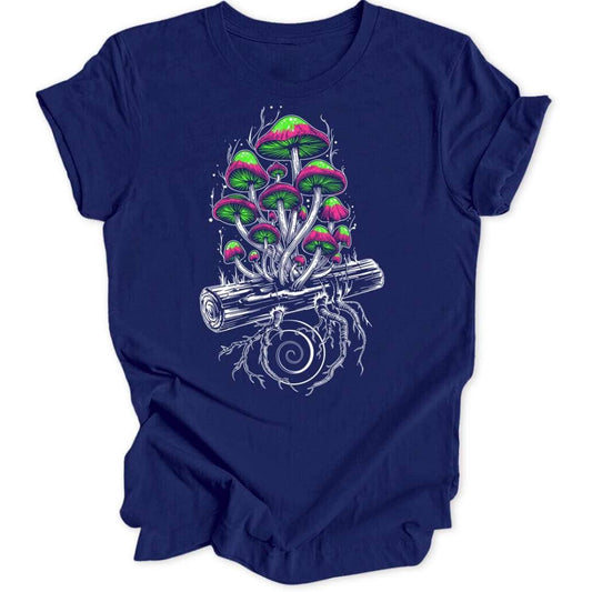 Spiraling Mushrooms Unisex T-Shirt - Wild Spirit