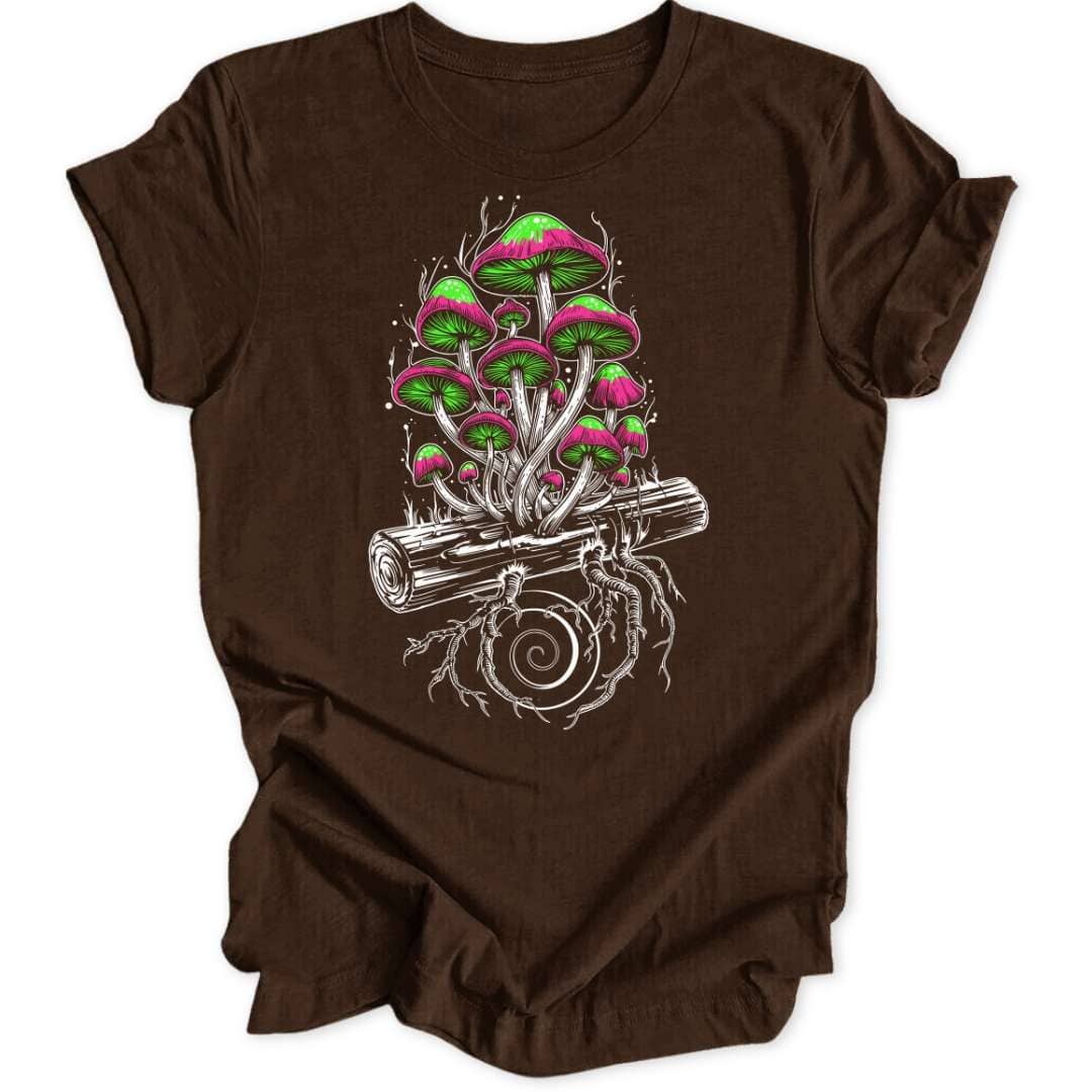 Spiraling Mushrooms Unisex T-Shirt - Wild Spirit