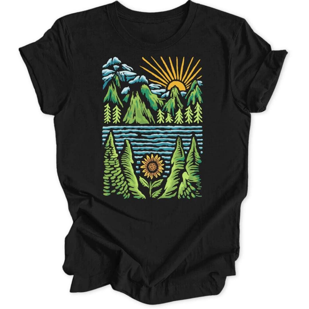 Sunny Lake Unisex T-Shirt - Wild Spirit