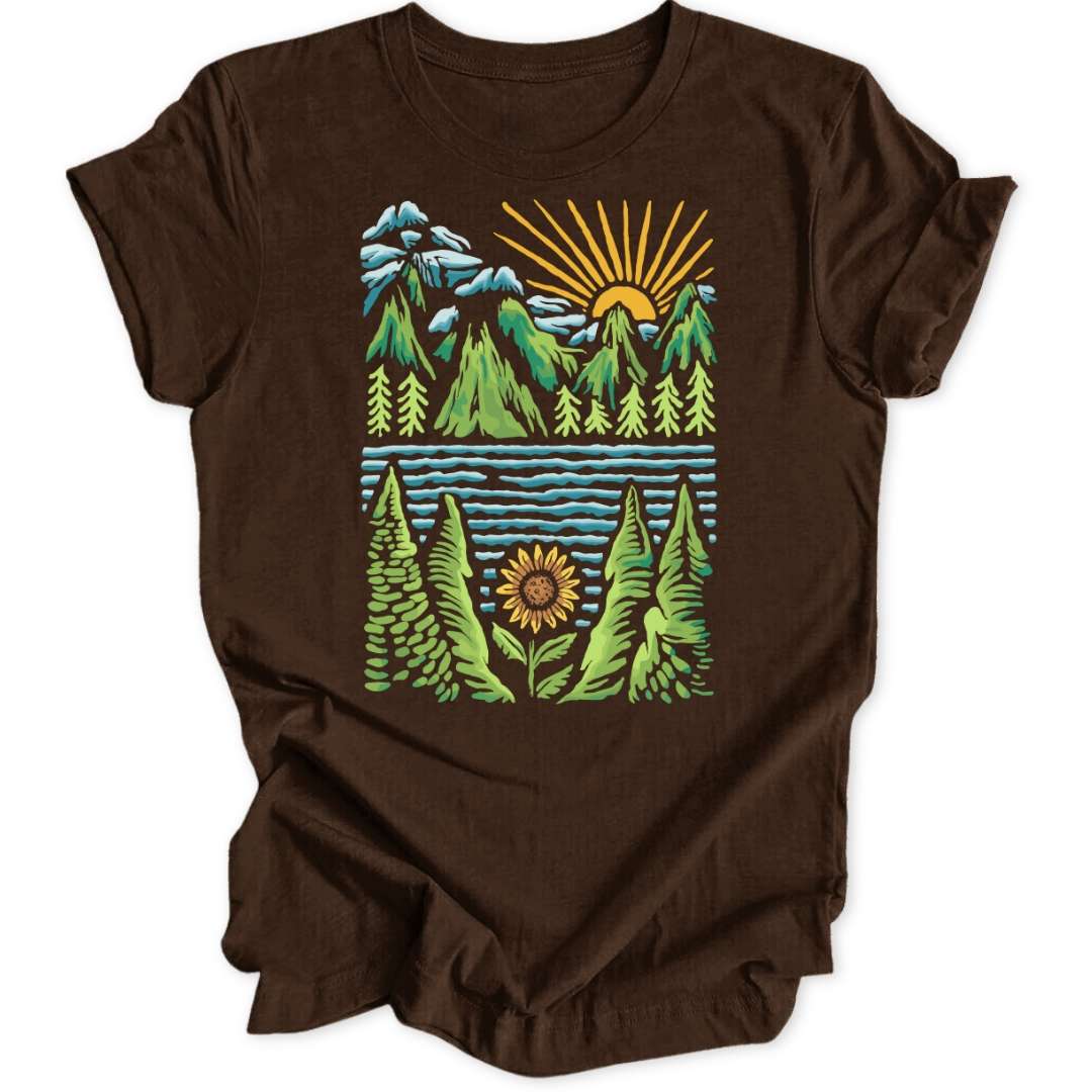 Sunny Lake Unisex T-Shirt - Wild Spirit