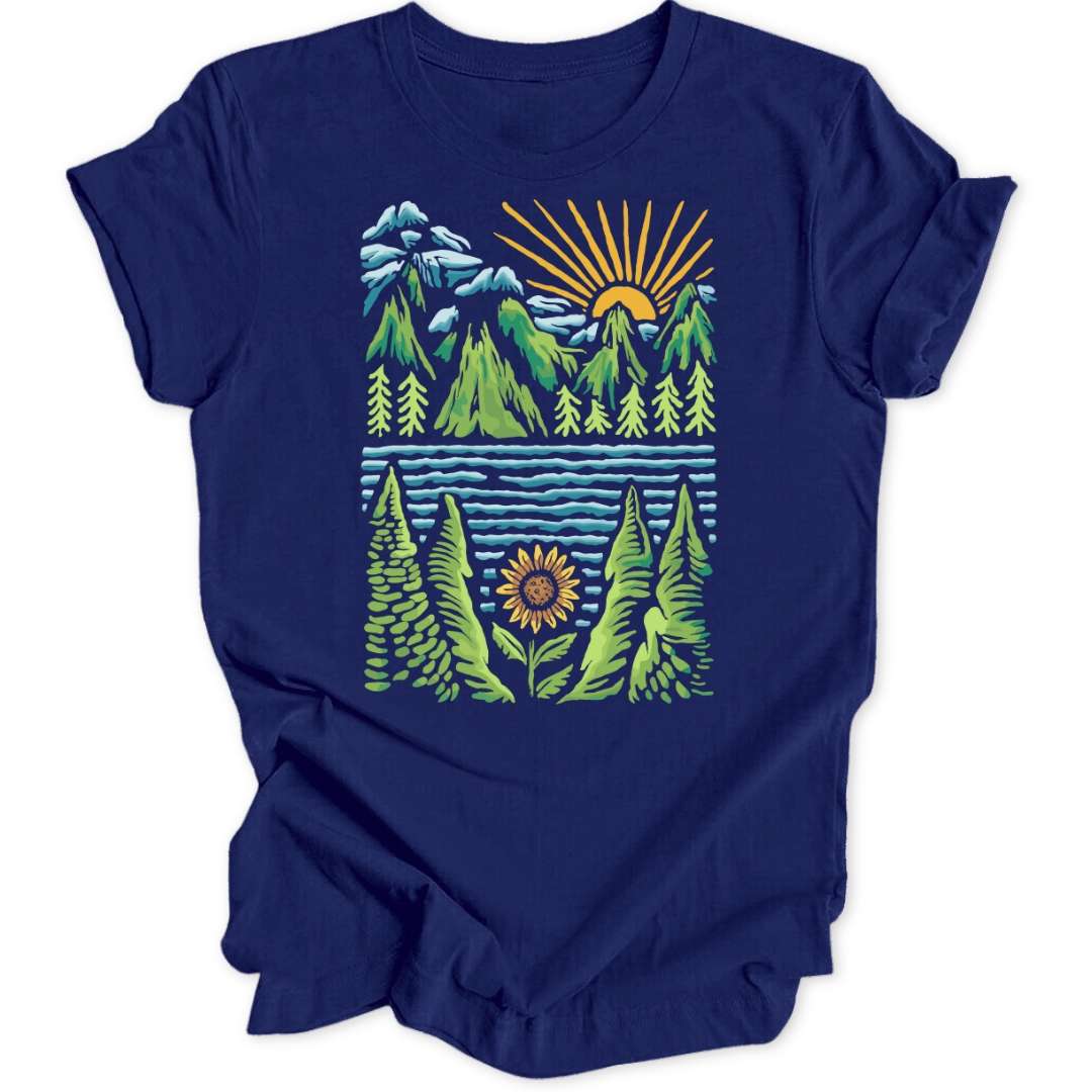 Sunny Lake Unisex T-Shirt - Wild Spirit