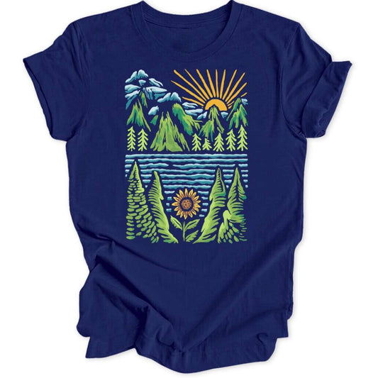 Sunny Lake Unisex T-Shirt - Wild Spirit