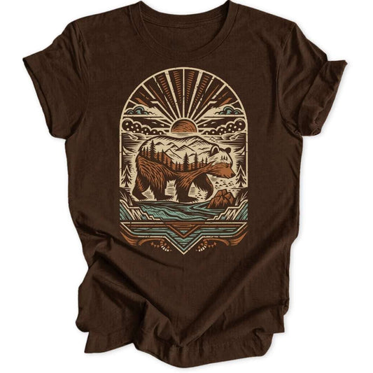 Sunset Bear Unisex T-Shirt - Wild Spirit