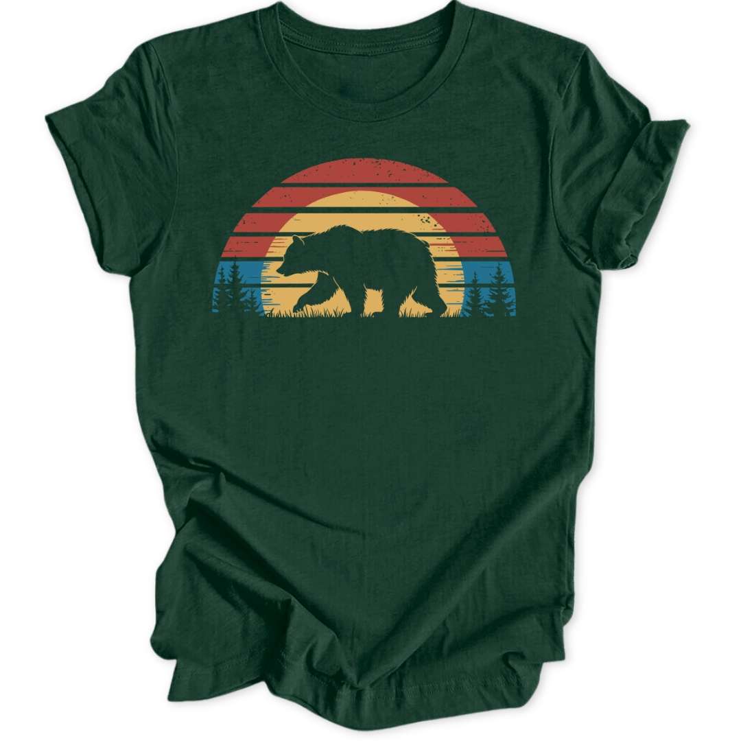 Sunset Bear Unisex T-Shirt - Wild Spirit