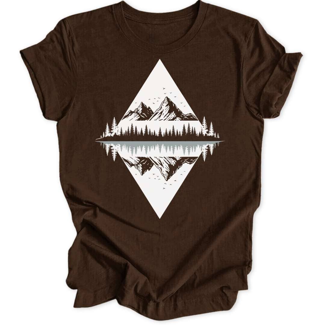 Symmetrical Mountain Unisex T-Shirt - Wild Spirit