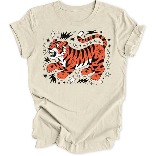 Tiger Doodle Unisex T-Shirt - Wild Spirit