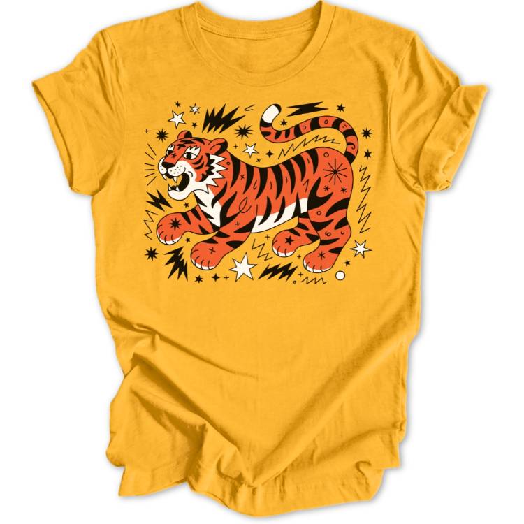 Tiger Doodle Unisex T-Shirt - Wild Spirit
