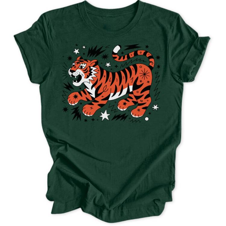 Tiger Doodle Unisex T-Shirt - Wild Spirit