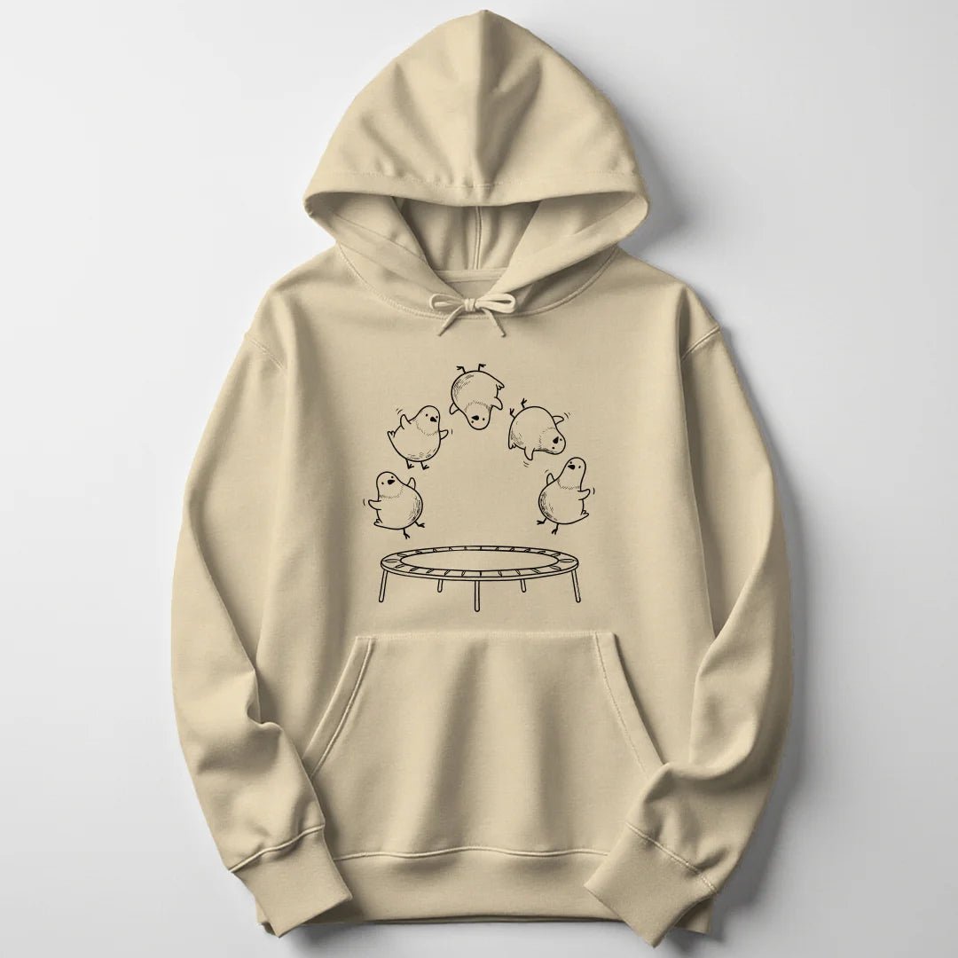 Trampoline Birds Unisex Hoodie - Wild Spirit
