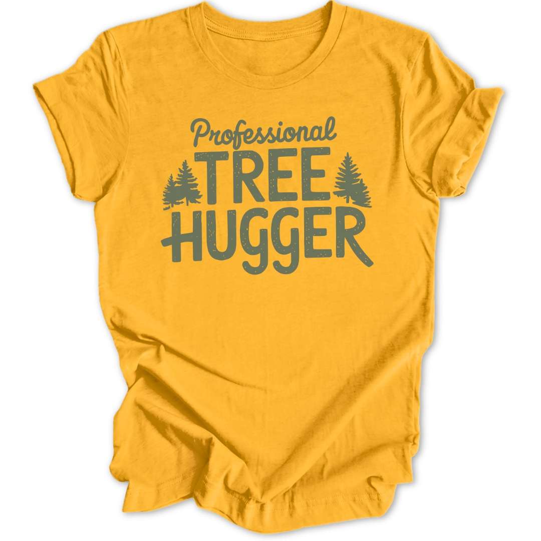 Tree Hugger Unisex T-Shirt T-Shirt Gold / S