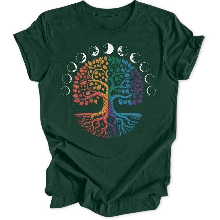 Tree Phases Unisex T-Shirt - Wild Spirit