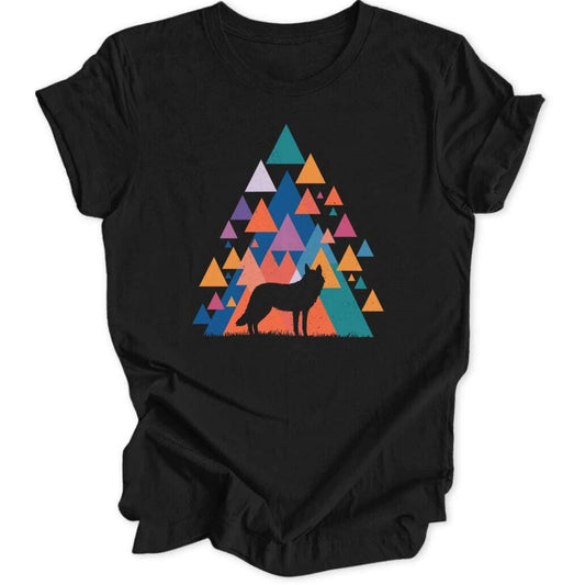 Triangle Wolf Unisex T-Shirt - Wild Spirit